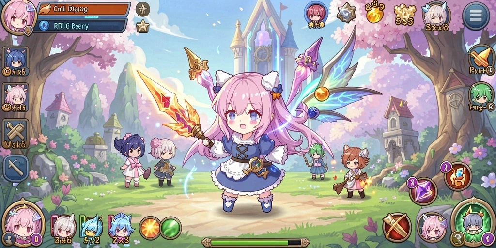 Aksi seru dalam pertempuran multiplayer.