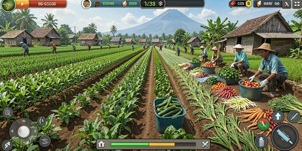 Screenshot dari komunitas aktif dalam game.