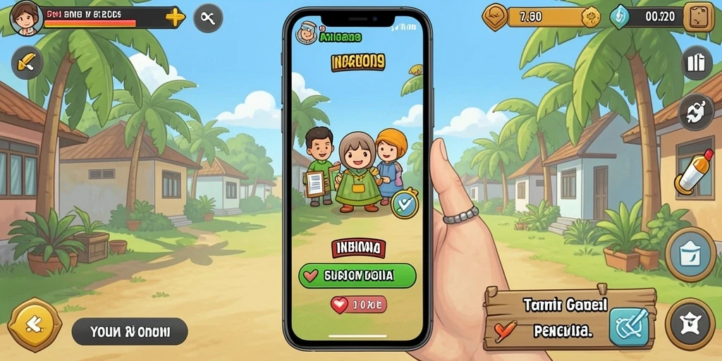 Tangkapan layar memperlihatkan menu upgrade karakter yang menarik.