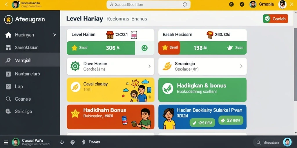 Komunitas aktif yang saling mendukung.
