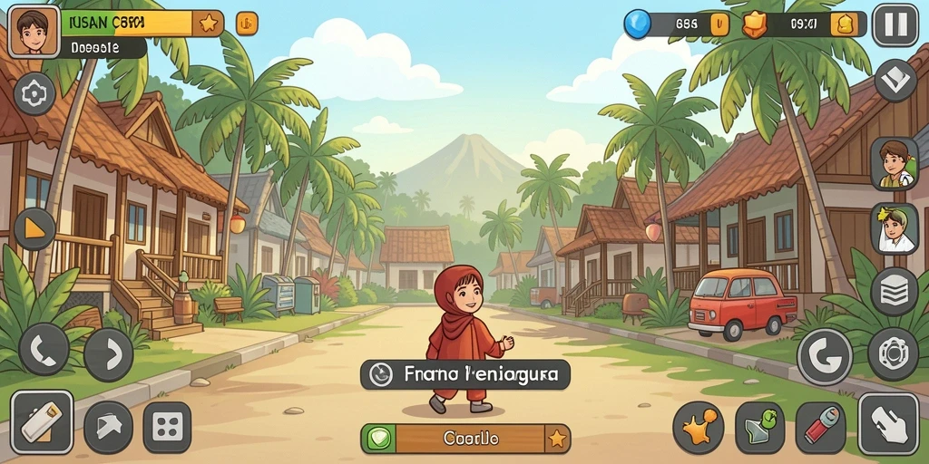 Level permainan yang menantang dan bervariasi.