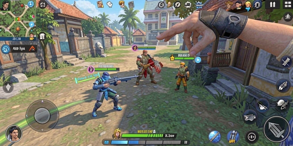 Screenshot dari momen seru saat permainan.