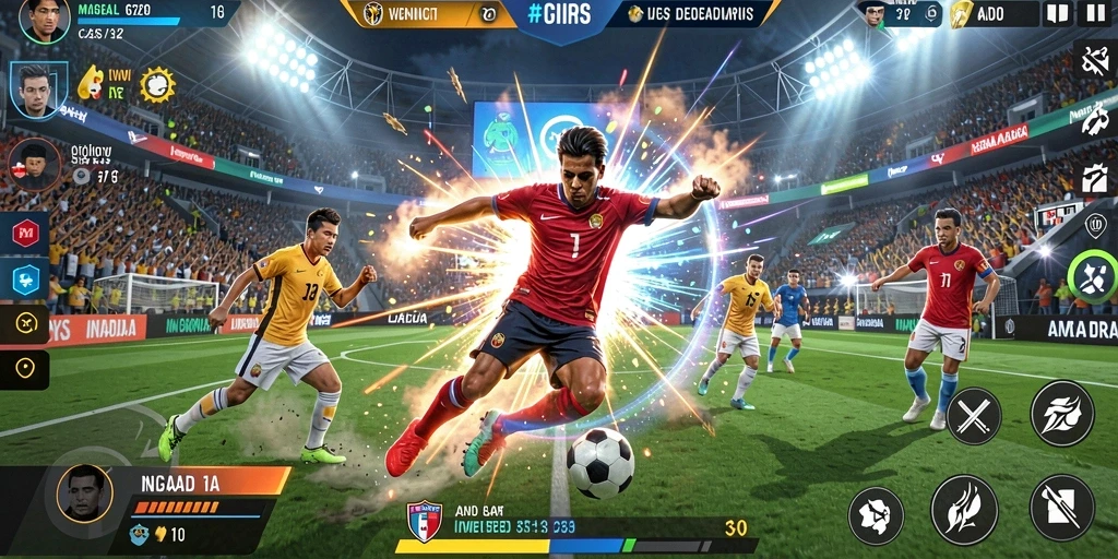 Tangkapan layar memperlihatkan momen seru dalam mode multiplayer.