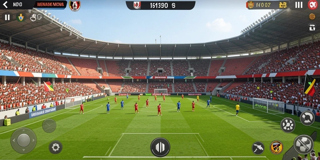Fitur multiplayer memungkinkan bermain dengan pemain lain.